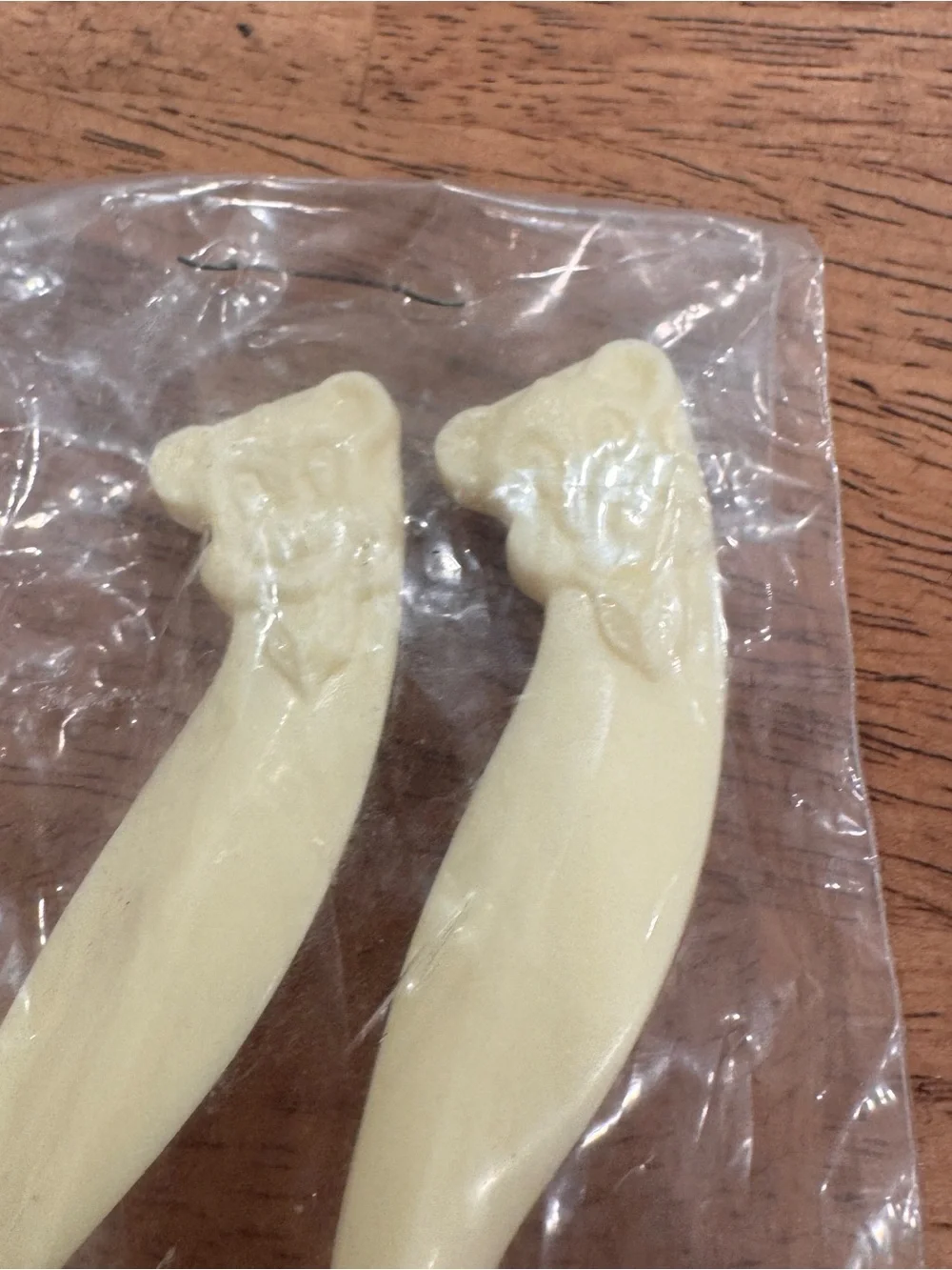 Vintage Super Sugar Crisp Cereal Prize Plastic Fork Spoon Advertising Nostalgic